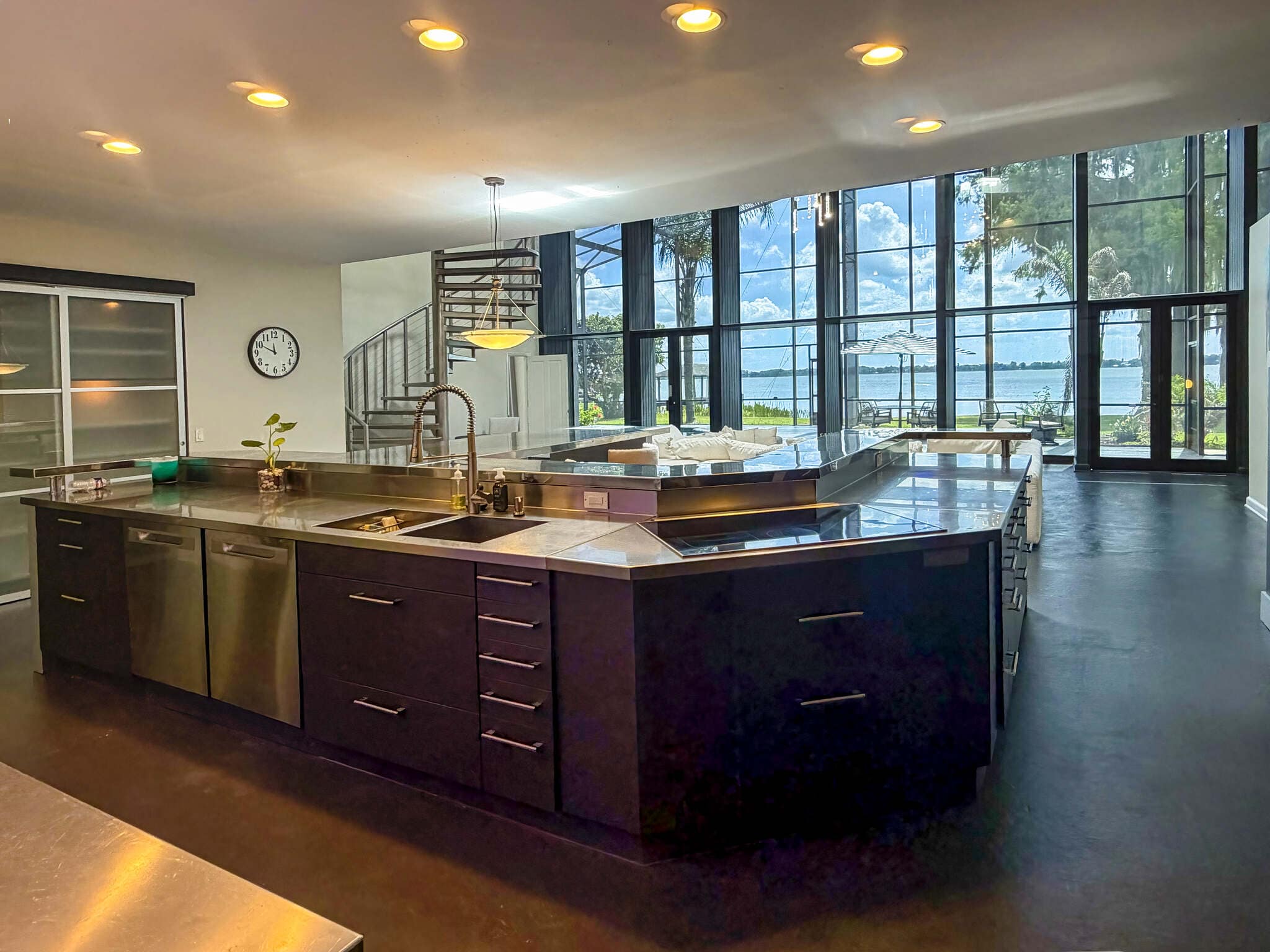 Kitchen View Looking over the Common Area - Luxoria Recovery